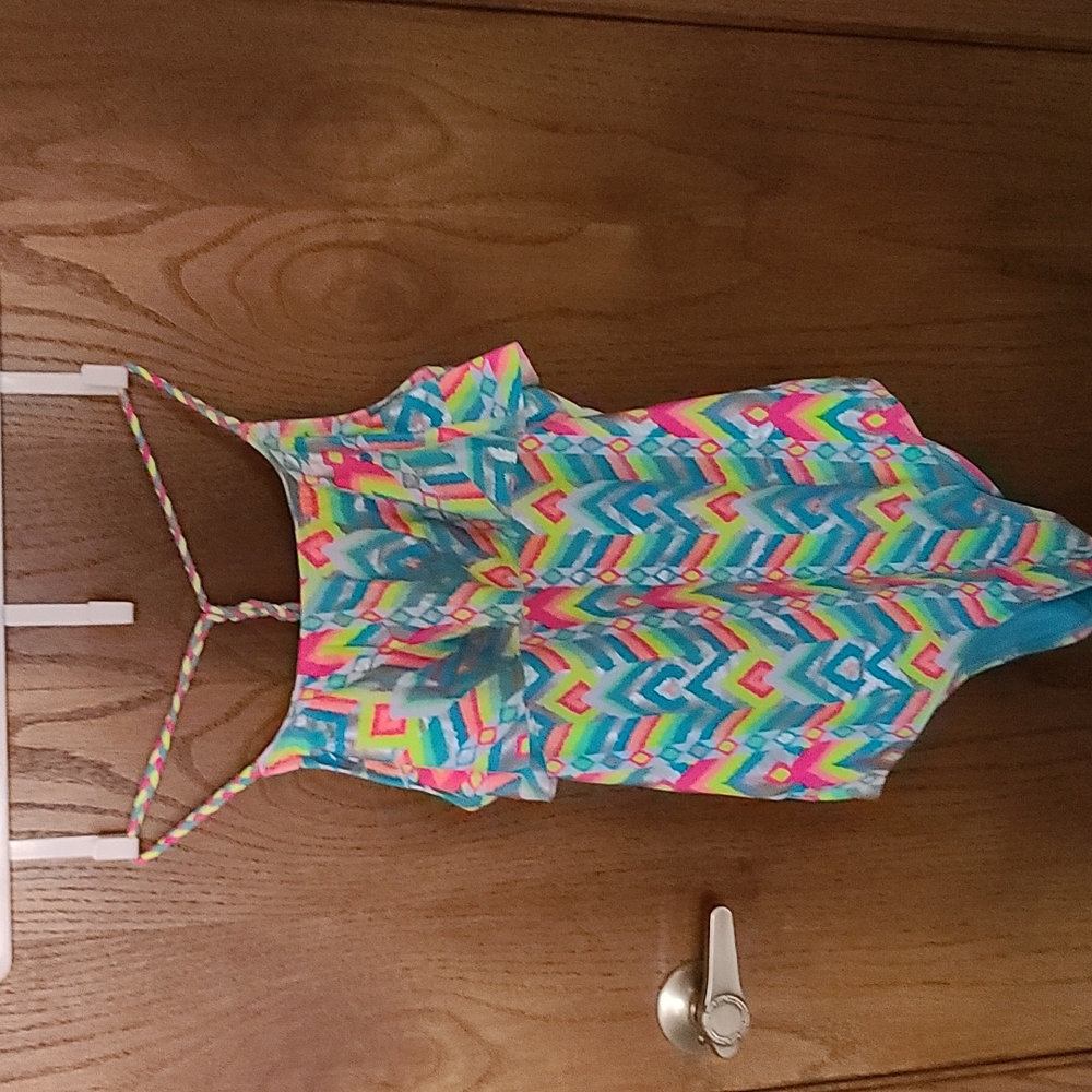 Girls plus size swimsuit. One piece suit